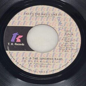 KC & The Sunshine Band That's The Way I Like It / What Makes You Happy 45 Vinyl